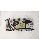 Barcellona 1893-Palma de Mallorca 1983 / Senza titolo by Joan Miró, lithograph a colori on paper, offered Mar 2021