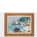 Kharkov, 1908 - Kiev, 1985 / La baia di Cechov by Gheorghiy Stepanovich Melikhov, oil on cardboard, offered Apr 2021