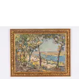 Ilya Nissonovich Shtilman, Kiev, 1902 - 1966 / Veduta di città dalle alture / Firmato Shtilman e datato 1944 in basso a destra, oil on canvas