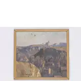Smolensk, 1917 - Kiev, 2005 / Le montagne di Kiev / Firmato Yablonskaia e datato 1979 in basso a sinistra by Tatiana Nilovna Yablonskaia, oil on canvas, offered Apr 2021