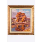 Kobyletska Poliana, 1891 - Uzhgorod, 1975 / Paesaggio autunnale / Firmato Bokshay in basso a destra by Josif Josifovich Bokshay, oil on canvas, offered Apr 2021