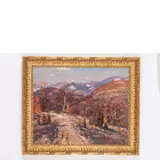 Kobyletska Poliana, 1891 - Uzhgorod, 1975 / Paesaggio di montagna / Firmato Bokshay e datato 1950 in basso a destra by Josif Josifovich Bokshay, oil on canvas, offered Apr 2021