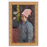 Zakromskove, 1922 - Kiev 1994 / Ritratto di giovane con turbante / Firmato M Belsky in basso a destra by Mikhail Gavrilovich Belsky, oil on canvas, offered Apr 2021