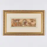 Charles Cattermole, Francia, 1832 - 1900 / Scena storica / Firmato C Cattermole e datato in basso a destra, Acquarello su carta