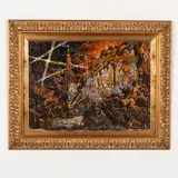 1923 - 1993 / L'impresa dei pompieri nel 1941 a Kharcov / Firmato Konstantinopolskiy in basso a destra by Adolf Markovich Konstantinopolskiy, oil on cardboard, offered Jul 2021
