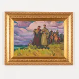Anatoly Mykolayevich Grachev, Baku, 1922 - Kiev, 1988 / I rivoluzionari, oil on cardboard
