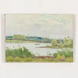 Lugansk, 1910 - 1988 / Paesaggio con fiume / Firmato S A Grigoriev in basso a destra by Sergiy Oleksiyovych Grygoriev, oil on canvas, offered Jul 2021