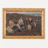Vilkhovatka, 1916 - Kiev, 2011 / Prima della semina / Firmato O Maksimenko e datato 61 in basso a destra by Olexandr Grigorovich Maksimenko, oil on cardboard, offered Jul 2021
