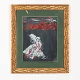 Viktor Zaretsky, Belopolye, 1925 - Kiev, 1990 / Studio per il dipinto Vento. L'uccello del tempo / Firmato V Zaretskiy in basso a destra, tempera on paper