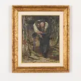 Dnepropetrovsk, 1918 - Kiev, 1999 / Studio per il dipinto I soldati / Firmato in basso a sinistra by Victor Grigorovich Puzyrkov, oil on cardboard, offered Jul 2021