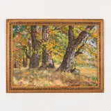 Kherson, 1884 - Kiev, 1974 / Nel bosco / Firmato in basso a destra by Olexa Oleksievich Shovkunenko, oil on canvas, offered Jul 2021