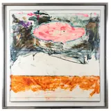 Mario Schifano, Homs 1934- Roma 1998 / Senza titolo, prima meta` anni '70, Smalto e pastello su tela