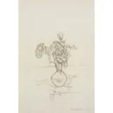 Stampa 1901- Coira 1966 / Senza titolo, 1960 by Alberto Giacometti, lithograph in b/n on paper, offered Oct 2021
