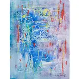 Antonio Corpora, Tunisi 1909- Roma 2004 / La rete e i coralli, 1992, mixed media on paper