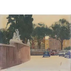 Jonathan Janson, New Jersey 1950 / Senza titolo, oil on canvas