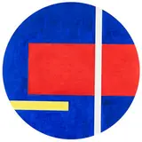 Paolo Chimeri, Genova 1933 / Omaggio a Newton, 2002, acrylic and tempera on forex