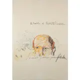 Tano Festa, Roma 1938- 1988 / Ritratto di Pablo Picasso, 1982