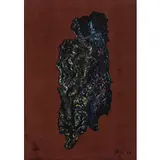 Corrado Cagli, Ancona 1910- Roma 1976 / Isola, 1966, mixed media on peltro applicato on canvas