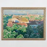Glukhiv, 1924 - Odessa, 1994 / Maggio fiorito a Odessa / Firmato Lomikin K M in basso a destra by Kostantin Matvyevich Lomykin, oil on canvas, offered Oct 2021