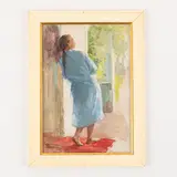 Kalavtsi, 1890 - 1984 / Tamara / Firmato F Konovalyuk e datato 61 in basso a sinistra by Fedir Zotikovich Konovalyuk, oil on cardboard, offered Oct 2021