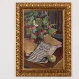 Igor Dmitrievich Vieru, Chernolevka, 1923 - 1983 / Natura morta / Firmato Vieru e datato 53 in basso a sinistra, oil on cardboard