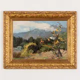 Volochysk, 1912 - Kiev, 2002 / Gurzuf / Firmato I Tartakovskiy in basso a sinistra by Isaak Iosifovich Tartakovskiy, oil on cardboard, offered Oct 2021