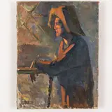 Vilnius, 1895 - 1989 / Ritratto di operaio / Firmato S Yerzhikovsky in basso a sinistra by Sergiy Mykolaevich Yerzhikovsky, oil on canvas, offered Oct 2021