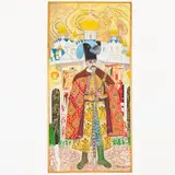 Viktor Zaretsky, Belopolye, 1925 - Kiev, 1990 / Getman Ivan Mazepa / Firmato V Zaretsky e datato 90 in basso a destra, mixed media on canvas