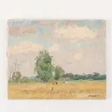 Sergey Alekseevich Grigoryev, Lugansk, 1910 - Kiev, 1988 / Nuvole estive / Firmato S A Grigoryev e datato 86 in basso a destra