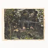 Kremenchug, 1908 - Kiev, 1979 / I partigiani / Firmato V Litvi e datato 45 in basso a destra by Valentin Gavrilovich Litvinenko, tempera on paper, offered Oct 2021