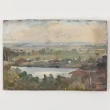 Kalavtsi, 1890 - 1984 / Dacia / Firmato F Konovalyuk e datato 1946 in basso a destra by Fedir Zotikovich Konovalyuk, oil on cartoncino, offered Oct 2021