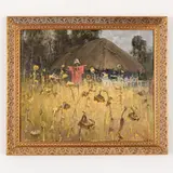 Andriy Andriyovych Serbutovsky, Poltava, 1923 - 2006 / Spaventapasseri, oil on canvas