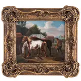 Scena campestre by Pieter van Bloemen, oil on panel, offered Feb 2022