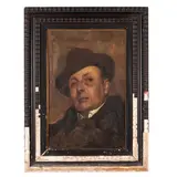 Cesare Tallone, Savona, 1853 - Milano, 1919 / Ritratto di gentiluomo / Firmato C Tallone in basso a destra