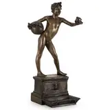 Napoli, 1852 - 1929 / L'acquaiolo / Firmato V Gemito e timbro di fonderia sull'orcio by Vincenzo Gemito, bronze, offered Feb 2022