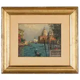 Erma Zago, Bovolone, 1880 - Milano, 1942 / Veduta di Venezia / Firmato E Zago in basso a sinistra