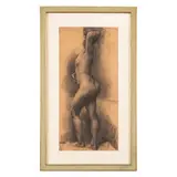 Giuseppe Pennasilico, Napoli, 1861 - Genova, 1940 / Nudo di donna / Firmato G Pennasilico in basso a destra