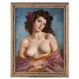 Mária Szánthó, Szeged, 1898 - 1984 / Ritratto di donna / Firmato Szantho Maria in basso a sinistra, oil on cardboard
