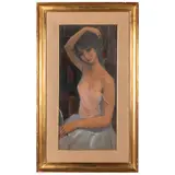 Giulio Masseroni, Bergamo, 1900 - 1980 / Ballerina / Firmato G Masseroni in basso a destra, oil on compensato