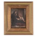 Bartolomeo Giuliano, Susa, 1825 - Milano, 1909 / Abbandonata / Monogramma BG in basso a destra, oil on canvas applicata on cardboard