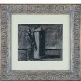 Mario Sironi, Sassari 1885 - Milano 1961 / La sentinella, 1940, mixed media on paper