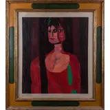 Bruno Cassinari, Piacenza 1912 - Milano 1992 / Donna, 1967
