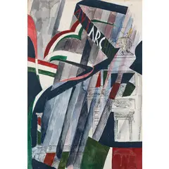 Uberto Bonetti, Viareggio 1909 - 1993 / Autarchia, anni '30, mixed media on paper