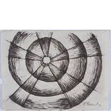 Luigi Russolo, Portogruaro 1885 - Cerro Di Laveno 1947 / Senza titolo, 1912-13, ink on paper