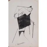 Macerata 1901 - 1981 / Senza titolo by Ivo Pannaggi, mixed media on paper, offered Mar 2022