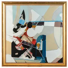 Catania 1928 / Senza titolo, 1966 by Edoardo Franceschini, mixed media on canvas, offered Mar 2022