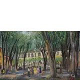 Michele Cascella, Ortona 1892 - Milano 1989 / Arquata Scrivia, 1958, oil on canvas