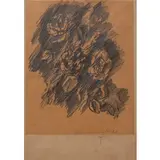 Ennio Morlotti, Lecco 1910 - Milano 1992 / Fiori, 1960