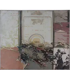 Fernando De Filippi, Lecce 1940 / Senza titolo, 1965, oil on canvas