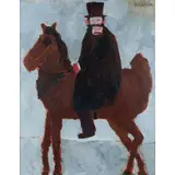 Franz Borghese, Roma 1941 - 2005 / Senza titolo, oil on canvas